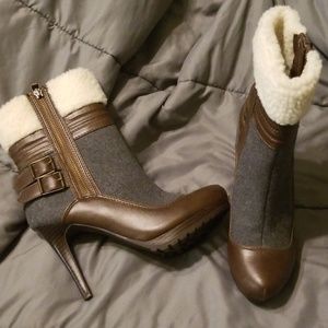 High heel ankle boots